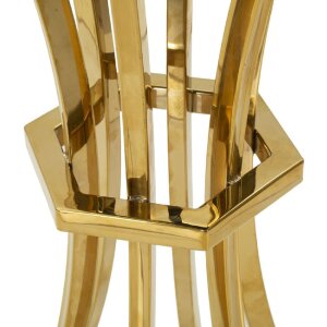 Mauro Ferretti Beistelltisch Shanty hoch Ø 40x81 cm gold schwarz