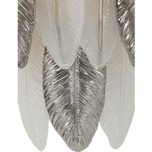 Mauro Ferretti Leafy Настенный светильник серебристо-белый 24x15x29 см