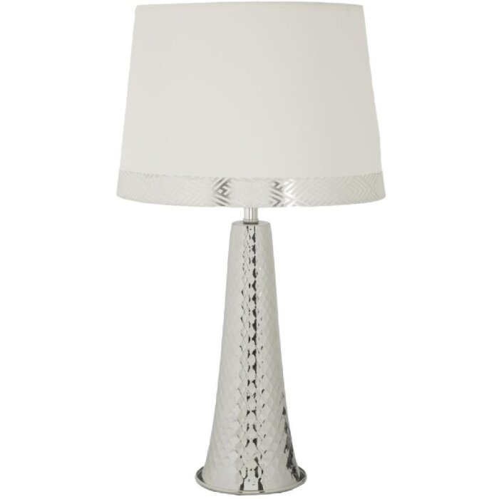 Mauro Ferretti Настольная лампа Tower серебристо-белая Ø 30x54 см E27