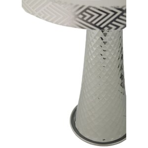 Mauro Ferretti Настольная лампа Tower серебристо-белая Ø 30x54 см E27