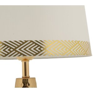 Mauro Ferretti Настольная лампа Tower золото-белая 30x54 см E27