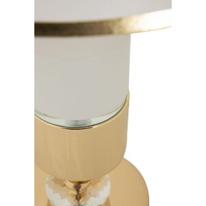 Mauro Ferretti Настольная лампа Gipsy золото-белая 30x52 см E27