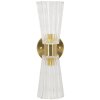 Mauro Ferretti Prague настенный светильник золото прозрачный 11x16x40 см 2xE14