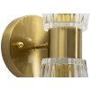 Mauro Ferretti Prague настенный светильник золото прозрачный 11x16x40 см 2xE14