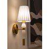 Mauro Ferretti Wandleuchte Budapest 16x20x46 cm E14 gold weiß