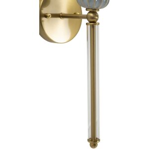 Mauro Ferretti Настенный светильник Варшава 17x22x57 см золото-белый