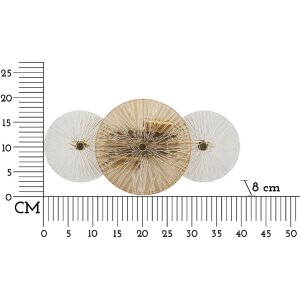 Mauro Ferretti Wandleuchte Osaka Glas Eisen 42x8x20 cm 2xE14 ohne Leuchtmittel