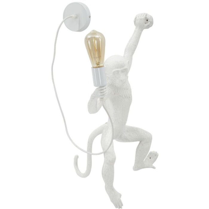 Mauro Ferretti Настенный светильник Обезьяна Белый 32x32x64 см