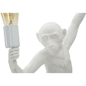 Mauro Ferretti Настенный светильник Обезьяна Белый 32x32x64 см