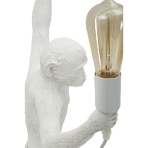 Mauro Ferretti Настенный светильник Обезьяна Белый 32x32x64 см