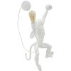 Mauro Ferretti Настенный светильник Обезьяна Белый 32x32x64 см