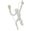 Mauro Ferretti Настенный светильник Обезьяна Белый 32x32x64 см