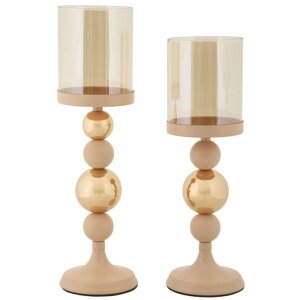 Mauro Ferretti Подсвечники Glassy rosa – набор из 2...