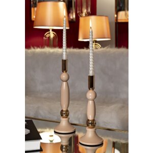 Mauro Ferretti Strek Подсвечники Розовые 2 шт Ø 9,5x25/30 см