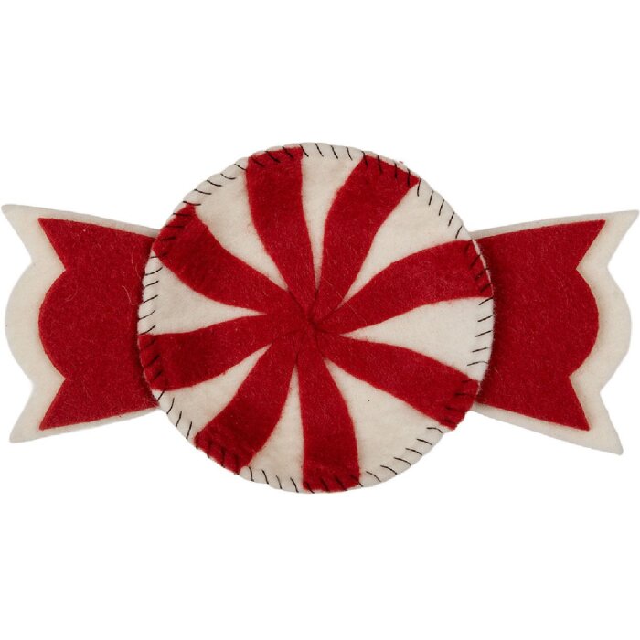 Clayre & Eef 66289 Поднос войлочный Bonbon 30x18x3 см