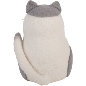 Clayre & Eef 66294 Filzkatze 14x14x20 cm