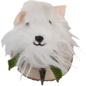 Clayre & Eef 66295 Wandhaken Filzhund 11x15x14 cm...