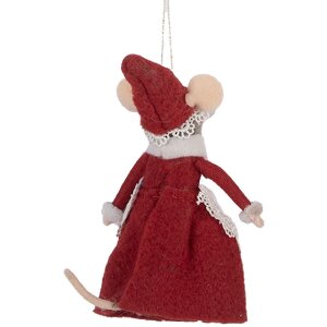 Clayre & Eef 66298 Dekoration Hänger Filzmaus...