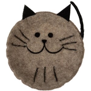 Clayre & Eef Чаша из войлока Собака 18x18x6 см