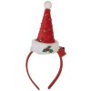 Clayre & Eef 66351 Haarband mit Weihnachtsmütze mit LED 12x7x27 cm