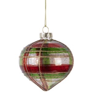 Clayre & Eef 6GL5179 Christbaumkugel Ø 8x8 cm...