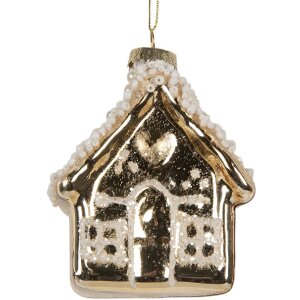 Clayre & Eef 6GL5268 Weihnachtsanhänger 7x7x9 cm...