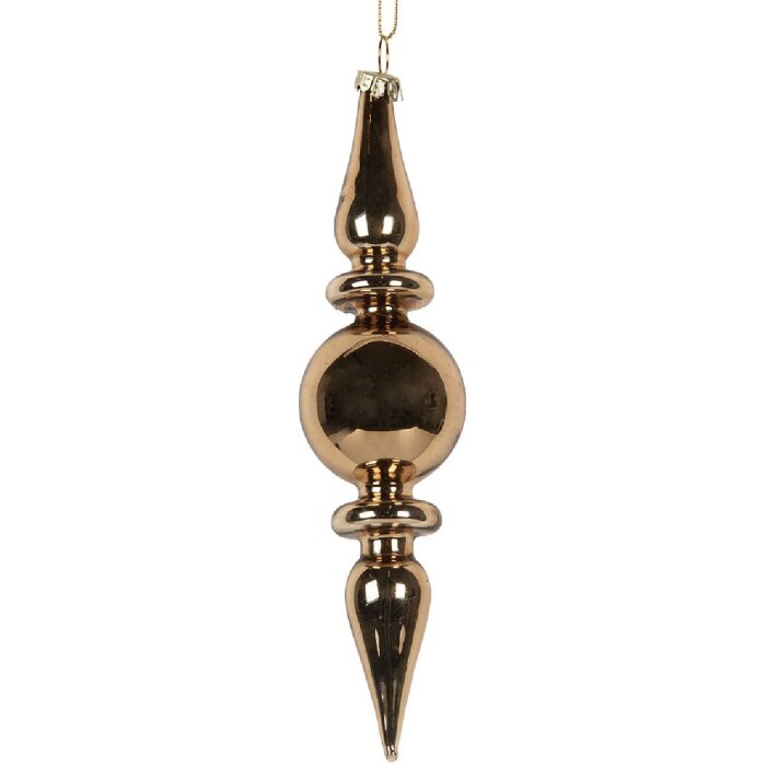 Clayre & Eef 6GL5271 Елочная игрушка 5x19 см Золотистая