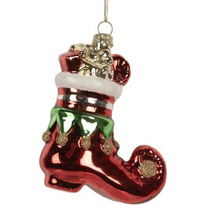 Clayre & Eef 6GL5291 Weihnachtsanhänger 9x4x10...