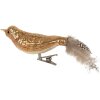 Clayre & Eef 6GL5292 Clip Weihnachtsornament Vogel 9x3x4 cm