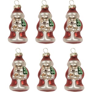 Clayre & Eef 6GL5322 Набор елочных украшений 6 шт....