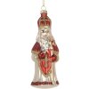 Clayre & Eef 6GL5324 Рождественский подвес 5x5x15 см красный и белый