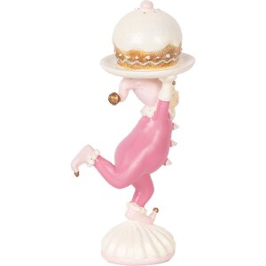 Clayre & Eef Эльф декоративный 12x8x21 см розово-бежевый