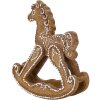 Clayre & Eef 6PR5621 Декоративная лошадка-качалка коричневая 14х4х15 см