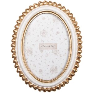 Clayre & Eef 2F1288 Fotorahmen 15x2x20 cm Goldfarben...