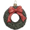 Clayre & Eef Декор Венок 9x4x11 см Зеленый Красный