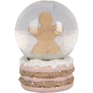 Clayre & Eef 66086 Schneekugel Ø 5x7 cm Dekoration für Weihnachten