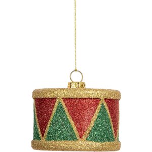 Clayre & Eef Декоративный кулон Барабан 7x5 см