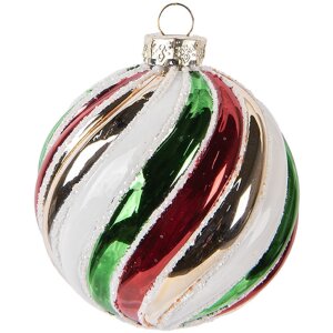 Clayre & Eef 6GL5174 Christbaumkugel Ø 8x8 cm...