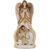 Clayre & Eef Рождественская группа 15x12x30 см бежево-золотистая