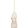 Clayre & Eef Подвес декоративный "Рождественская группа" 5х4х11 см бежевый