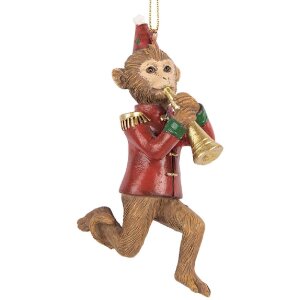 Clayre & Eef Декоративный подвес Обезьянка 7x3x11 см...