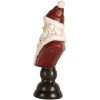 Clayre & Eef 6PR5674 Dekoration Büste Weihnachtsmann 7x5x15 cm Rot & Weiß