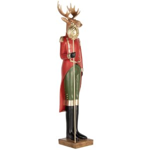 Clayre & Eef 5PR0190 Dekoration Rentier 17x18x81 cm...