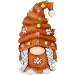 Clayre & Eef 6PR5311 Dekoration Zwerg 8x8x13 cm Braun...