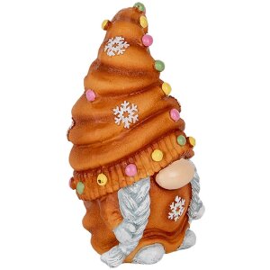 Clayre & Eef 6PR5311 Dekoration Zwerg 8x8x13 cm Braun Blau