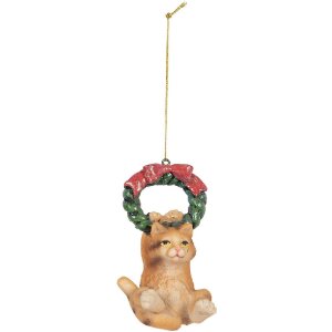 Clayre & Eef 6PR5312 Dekoration Hänger Katze...