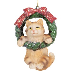 Clayre & Eef 6PR5314 Dekoration Anhänger Katze...