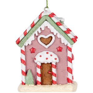 Clayre & Eef 6PR5325 Dekoration Anhänger Haus...