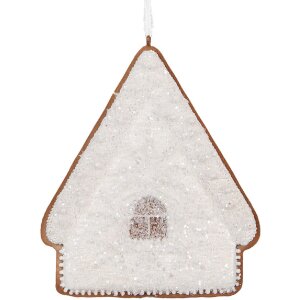 Clayre & Eef 6PR5328 Dekoration Anhänger Haus...