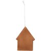 Clayre & Eef 6PR5333 Dekoration Anhänger Haus 8x1x10 cm Weiß Braun